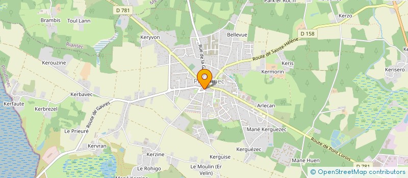 localisation de l'entreprise L'HISTOIRE D'UNE BOUTEILLE  PLOUHINEC