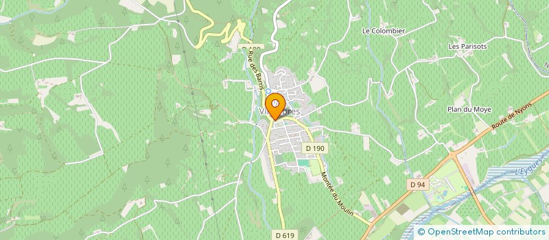 localisation de l'entreprise L'HISTOIRE EN PARTAGE  VINSOBRES