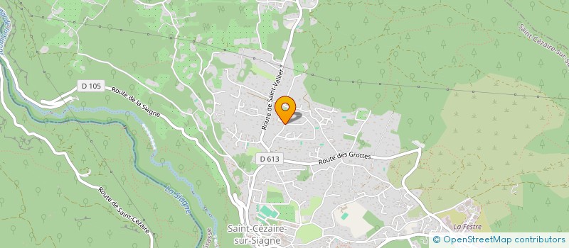 localisation de l'entreprise L'HISTOIRE EN PARTAGE  SAINT-CEZAIRE-SUR-SIAGNE