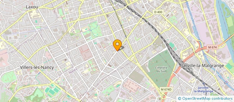 localisation de l'entreprise L'HIVERNAGE  NANCY