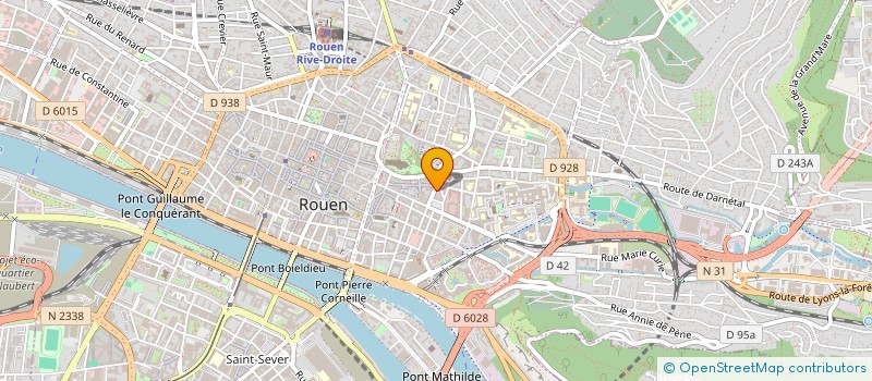 localisation de l'entreprise L'HOEGARDEN'S CAFE à ROUEN