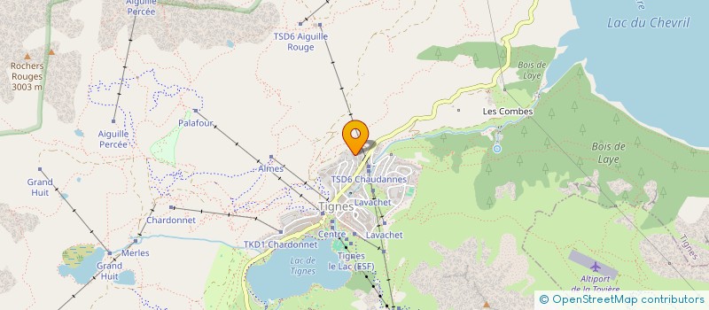 localisation de l'entreprise L'HOIA-FAGOT LM  TIGNES