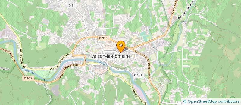 localisation de l'entreprise L'HOIRIE D'AUGUSTA  VAISON-LA-ROMAINE