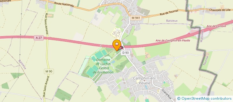 localisation de l'entreprise L HOLDING à CAMPHIN-EN-PEVELE