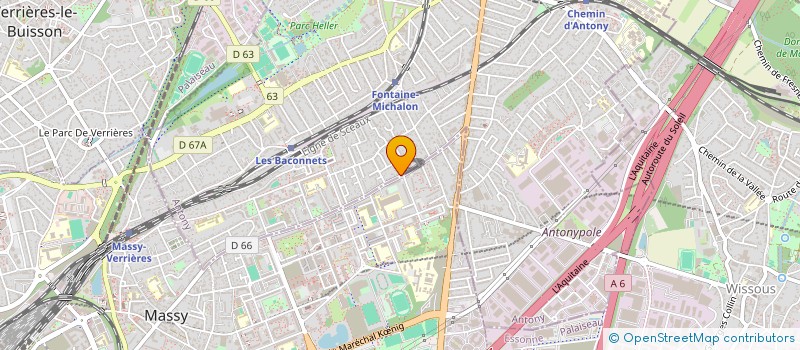 localisation de l'entreprise L. HOLDING à ANTONY