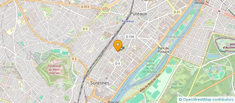 localisation de l'entreprise L HOLDING à SURESNES
