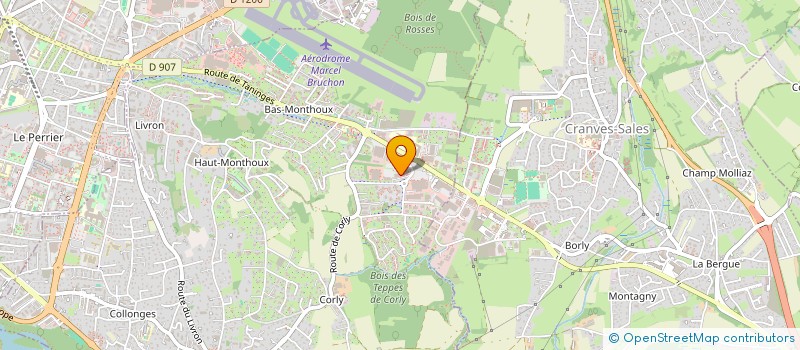 localisation de l'entreprise L'HOLDING A J.  VETRAZ-MONTHOUX