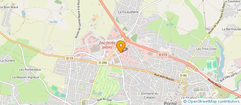 localisation de l'entreprise L'HOME DE LA CHEMINEE à PORNIC