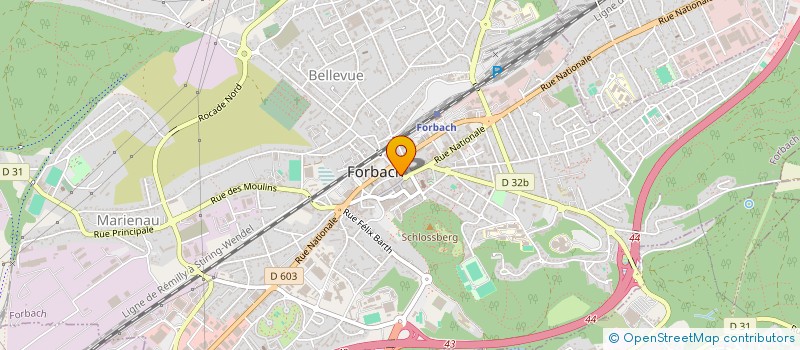 localisation de l'entreprise L'HOMME  FORBACH