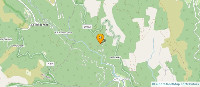 localisation de l'entreprise L'HOMME ARME EDITIONS  MOLEZON