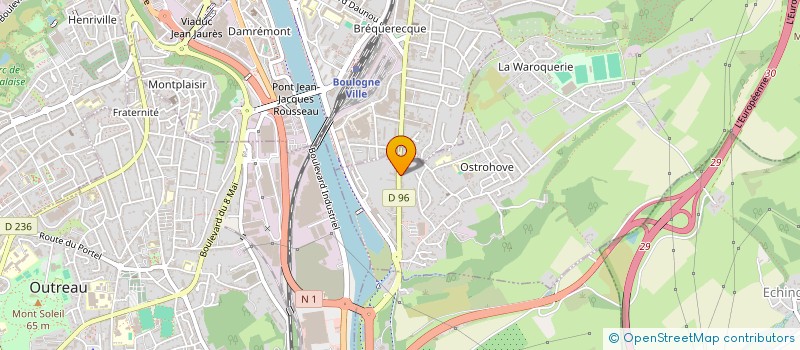 localisation de l'entreprise L'HOMME AU CHAPEAU  SAINT-MARTIN-BOULOGNE