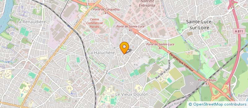 localisation de l'entreprise L'HOMME NOUVEAU à NANTES