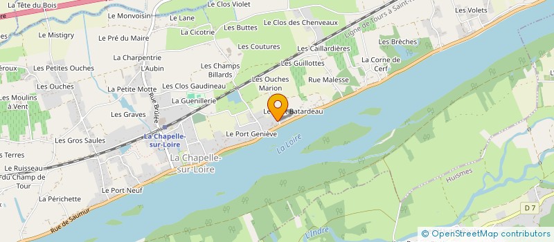 localisation de l'entreprise L'HOMME VOLANT SUBAQUATIQUE  LA CHAPELLE-SUR-LOIRE