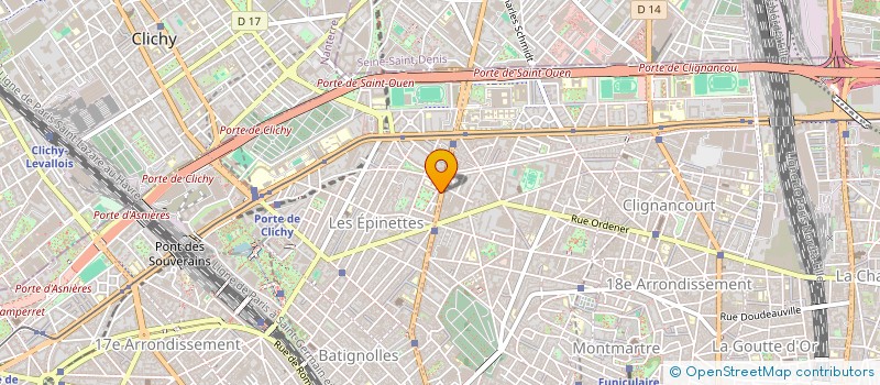 localisation de l'entreprise L HONORE  PARIS