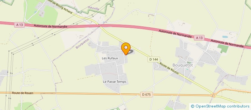 localisation de l'entreprise L'HONORE  BOUQUETOT