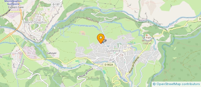 localisation de l'entreprise L HORIZON  GUILLESTRE