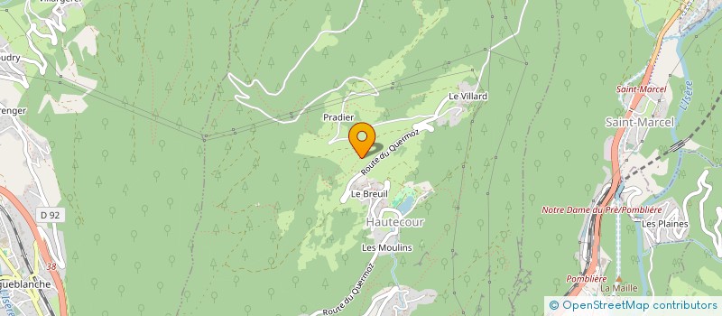 localisation de l'entreprise L'HORIZON  HAUTECOUR