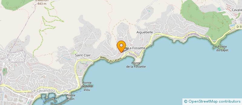 localisation de l'entreprise L HORIZON à LE LAVANDOU