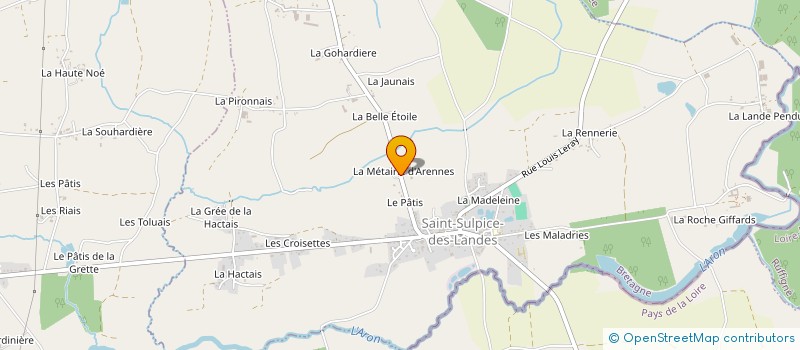 localisation de l'entreprise L'HORIZON  SAINT-SULPICE-DES-LANDES