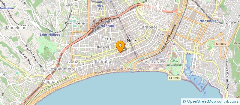 localisation de l'entreprise L'HORIZON à NICE