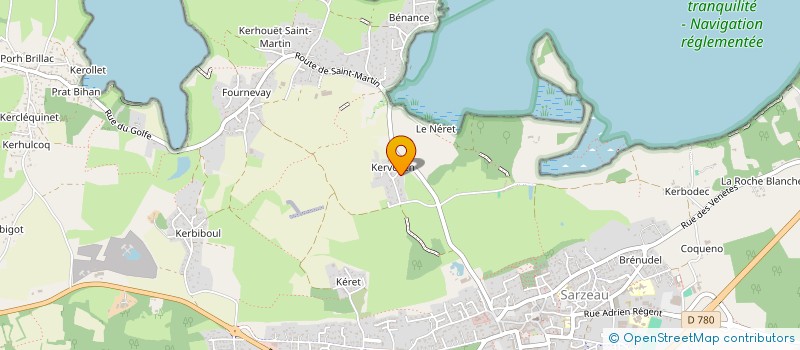 localisation de l'entreprise L'HORIZON  SARZEAU