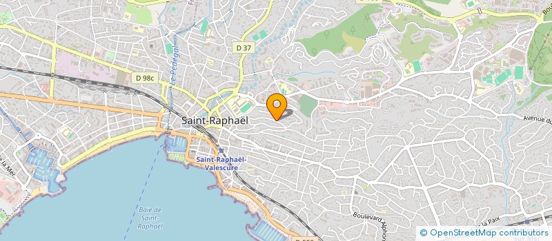 localisation de l'entreprise L'HORIZON BLEU  SAINT-RAPHAEL