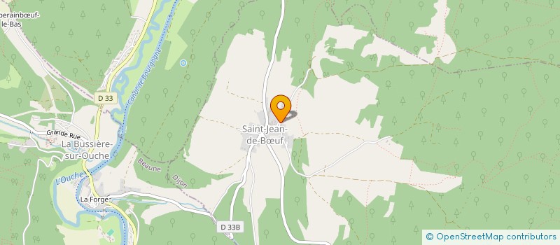 localisation de l'entreprise L'HORIZON DE L'OUCHE  SAINT-JEAN-DE-BUF