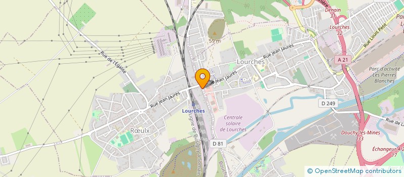 localisation de l'entreprise L'HORIZON DES EVENEMENTS à RŒULX