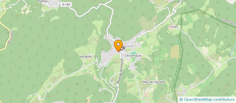 localisation de l'entreprise L'HORIZON DES EVENEMENTS  MONOBLET