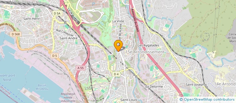 localisation de l'entreprise L'HORIZON DU PLATANE à MARSEILLE