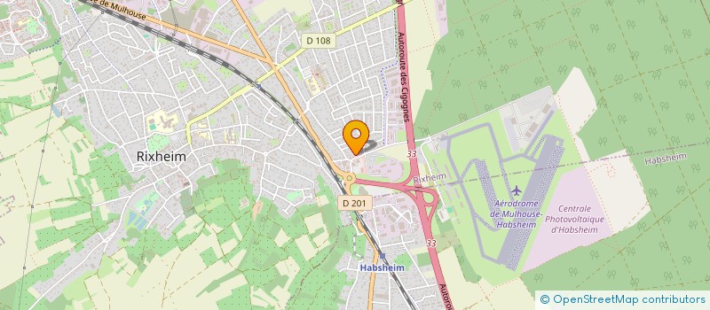 localisation de l'entreprise L'HORIZON GOURMAND  RIXHEIM
