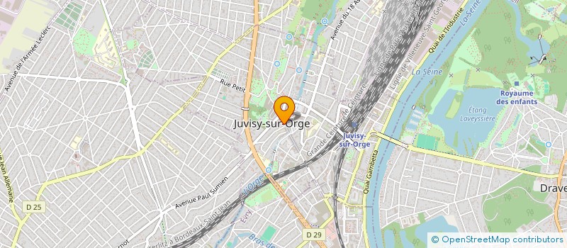 localisation de l'entreprise L'HORLOGE à JUVISY-SUR-ORGE