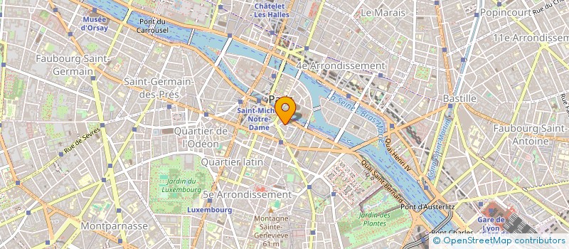 localisation de l'entreprise L HORLOGE D ORPHEE  PARIS