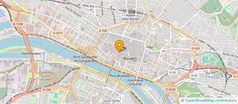 localisation de l'entreprise L'HORLOGE LMNP  ROUEN