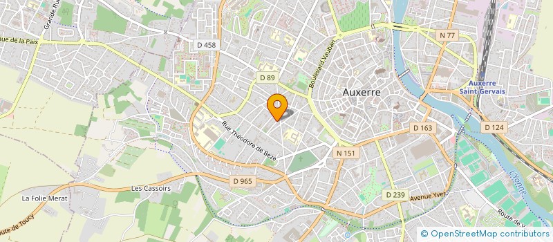 localisation de l'entreprise L'HORLOGE MAGAZINE à AUXERRE
