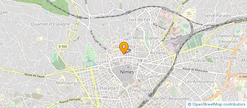 localisation de l'entreprise L'HORLOGER SARL à NIMES