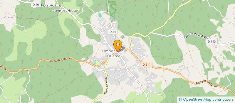 localisation de l'entreprise L HORLOGERIE  LIMOGNE-EN-QUERCY