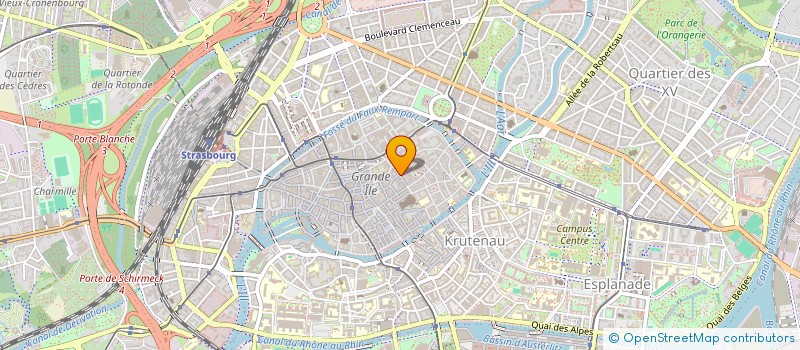 localisation de l'entreprise L'HORLOGISTE à STRASBOURG