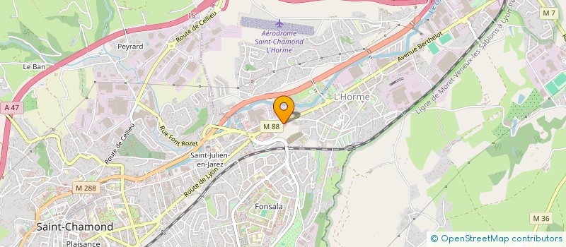 localisation de l'entreprise L'HORME CENTRE AUTOMOBILE  L'HORME