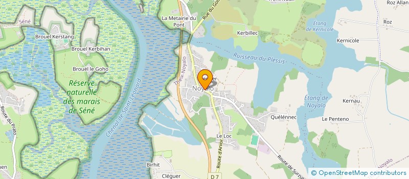 localisation de l'entreprise L'HORTENSIA  THEIX-NOYALO