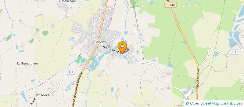 localisation de l'entreprise L'HORTENSIA  BRESSUIRE