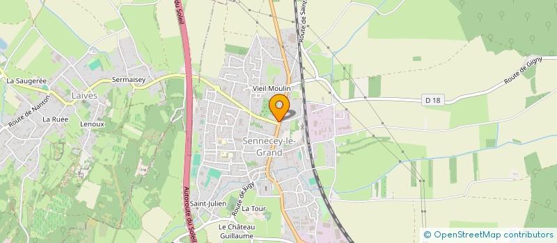 localisation de l'entreprise L'HORTUS D'HENRIETTE  SENNECEY-LE-GRAND