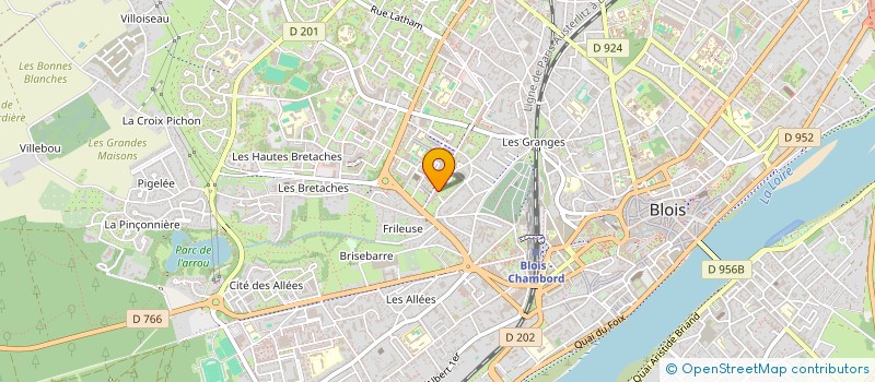 localisation de l'entreprise L HOSPITALITE-SERVICE A LA PERSONNE  BLOIS