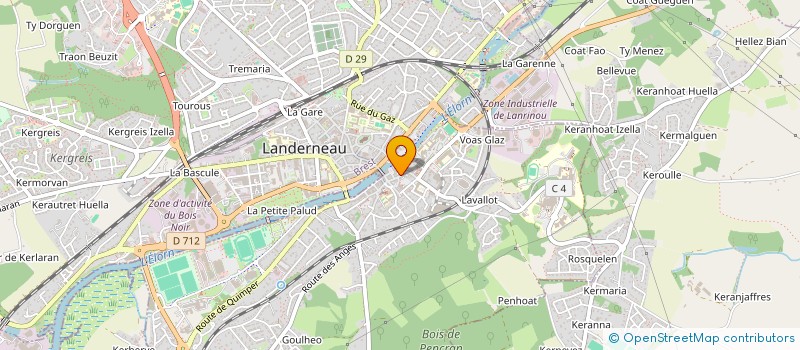 localisation de l'entreprise L'HOSTELLERIE DU BON CONSEIL à LANDERNEAU