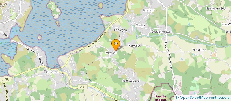 localisation de l'entreprise L'HOSTIS PASCAL  PLEUMEUR-BODOU