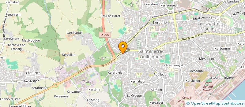 localisation de l'entreprise L'HOSTIS TAXI à BREST