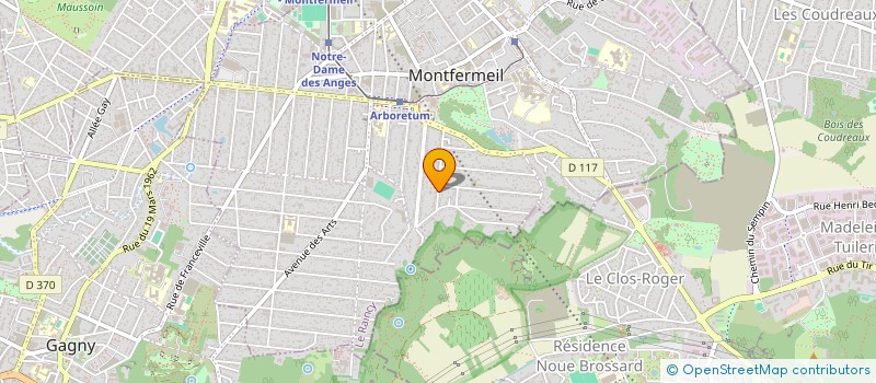 localisation de l'entreprise L'HOTE MATTHIEU SAS à MONTFERMEIL