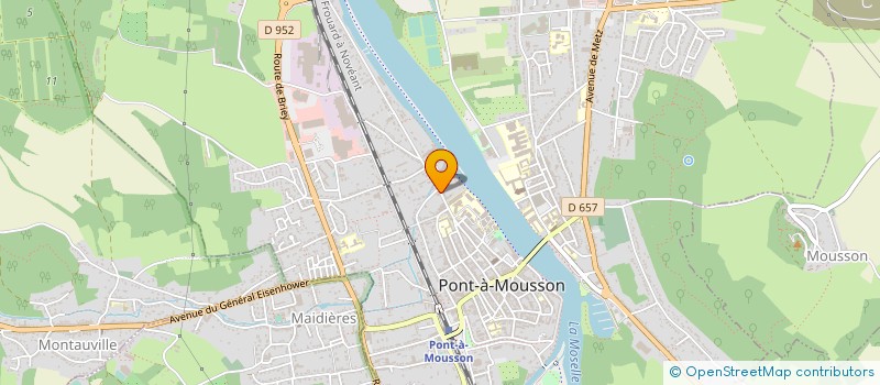 localisation de l'entreprise L'HOTEL DU PARC à PONT-A-MOUSSON