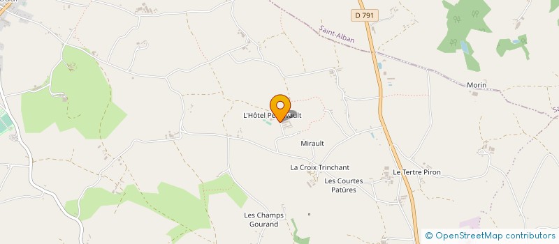 localisation de l'entreprise L'HOTEL NEUF à LAMBALLE-ARMOR
