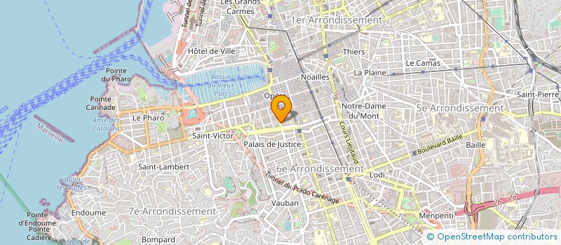 localisation de l'entreprise L'HOTEL PARTICULIER à MARSEILLE
